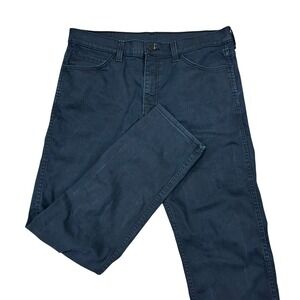 Levis 508 Jeans Men's‎ 36X32 Blue Dark Wash Denim Riveted Straight Tapered